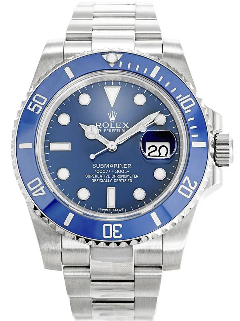 Rolex Submariner 40MM Blue Dial 116619LB Smurf