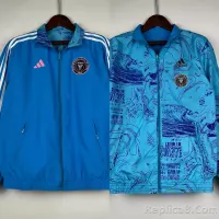 2023/2024 Inter Miami Reversible Windbreaker Blue Soccer Jersey 1:1 Thai Quality - view 8