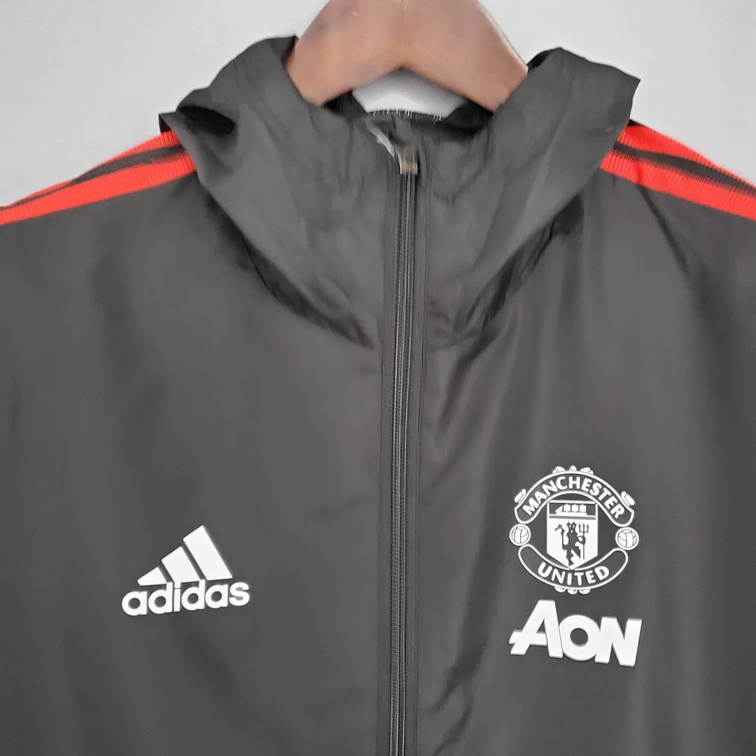 2021/2022 Manchester United Jersey Windbreaker Black - gallery