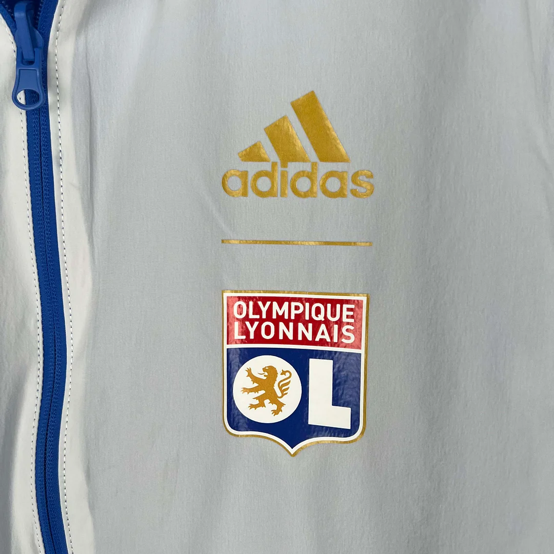 2023/2024 Lyon Reversible Windbreaker（Blue-white）Soccer Jersey 1:1 Thai Quality - gallery