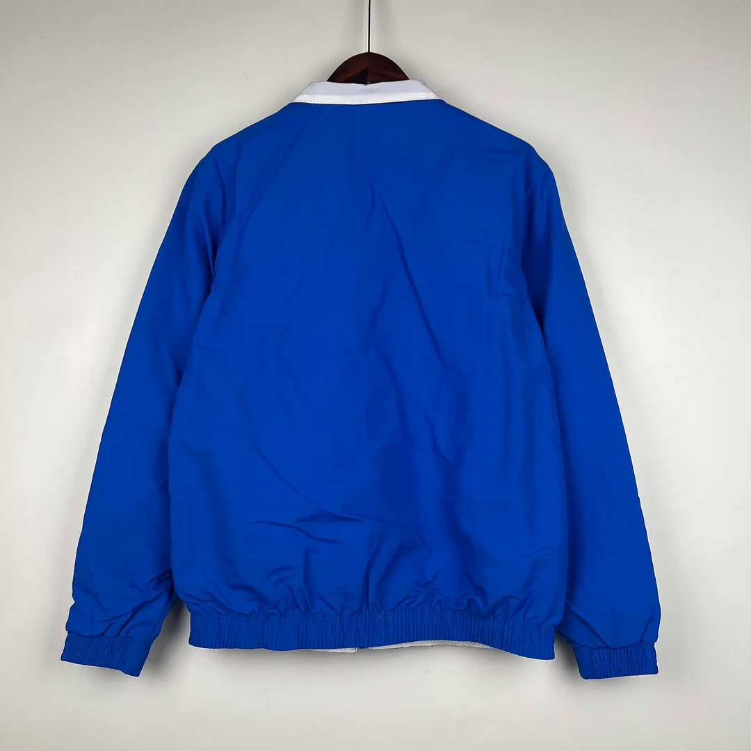 2023/2024 Lyon Reversible Windbreaker（Blue-white）Soccer Jersey 1:1 Thai Quality - gallery