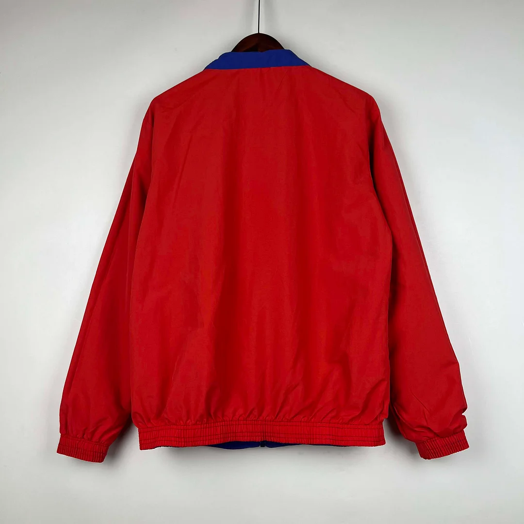 2023-2024 Flamengo CasuaI Reversible Windbreaker（Blue-red）Soccer Jersey 1:1 Thai Quality - gallery