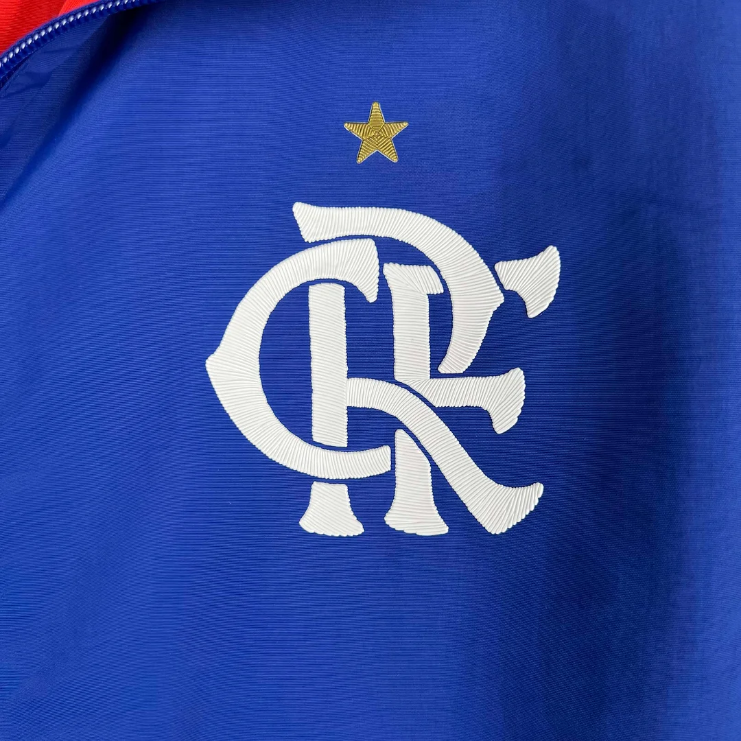 2023-2024 Flamengo CasuaI Reversible Windbreaker（Blue-red）Soccer Jersey 1:1 Thai Quality - gallery