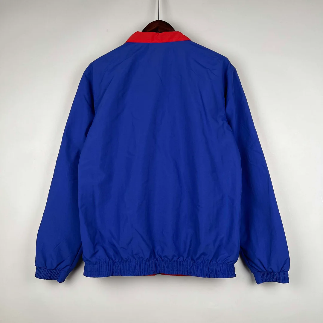 2023-2024 Flamengo CasuaI Reversible Windbreaker（Blue-red）Soccer Jersey 1:1 Thai Quality - gallery