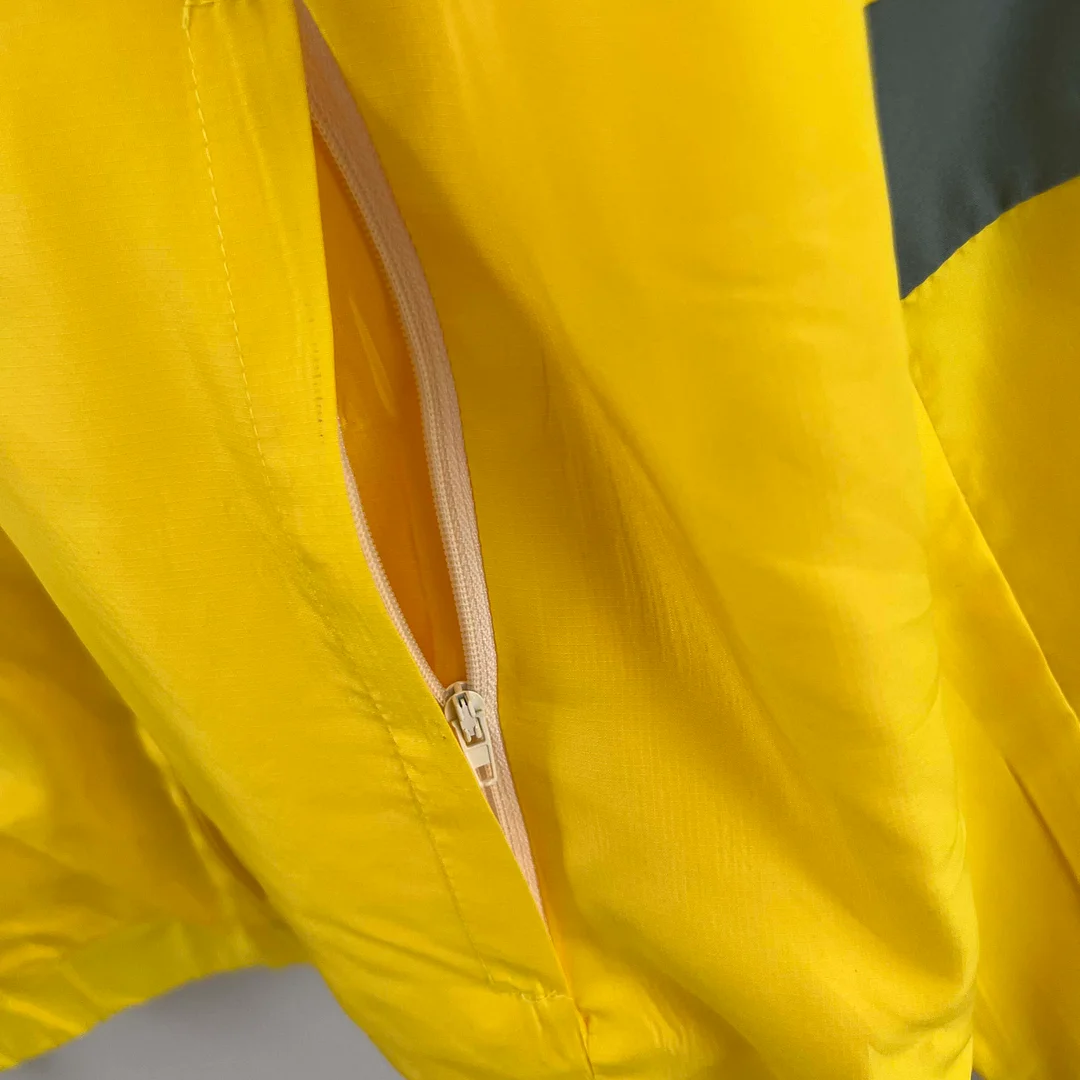 2023 Flamengo Windbreaker yellow Soccer Jersey 1:1 Thai Quality - gallery