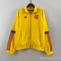 2023 Flamengo Windbreaker yellow Soccer Jersey 1:1 Thai Quality - view 7