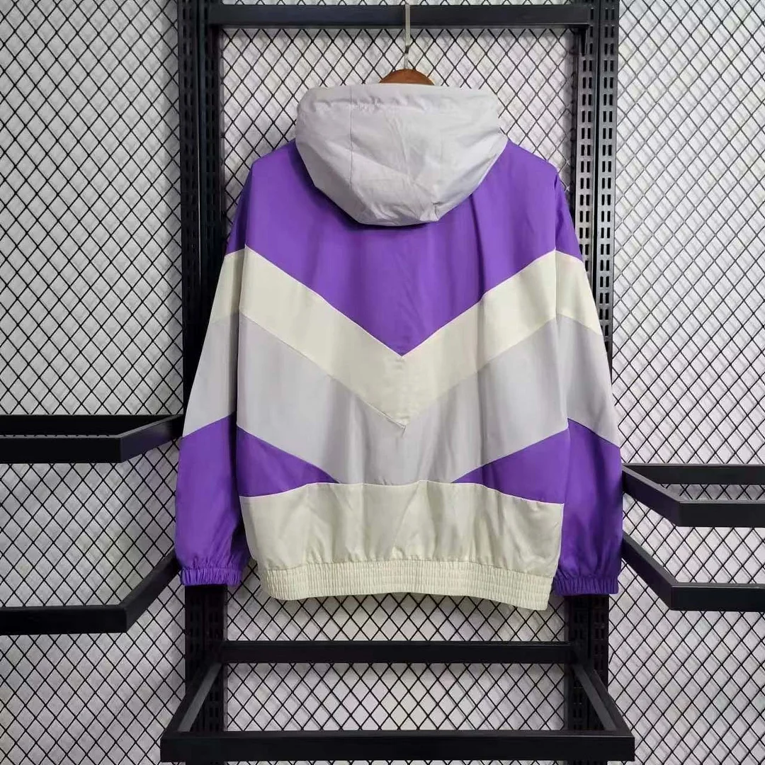 2023 Flamengo Windbreaker purple Soccer Jersey 1:1 Thai Quality - gallery