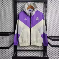 2023 Flamengo Windbreaker purple Soccer Jersey 1:1 Thai Quality - view 1