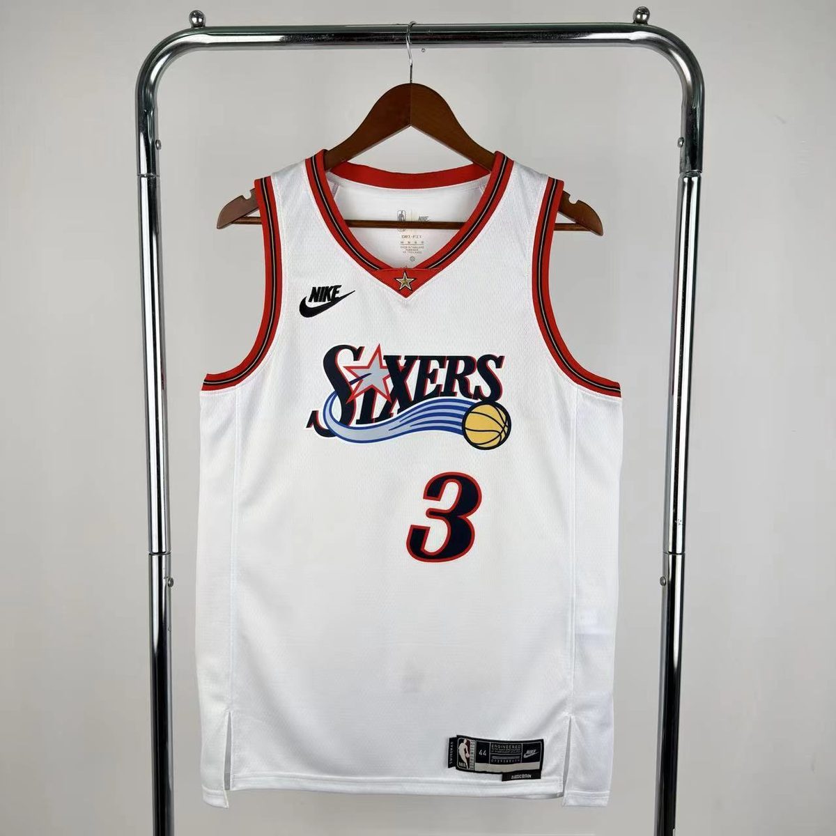 Philadelphia 76ers 2026-27 Season Throwback White Jersey