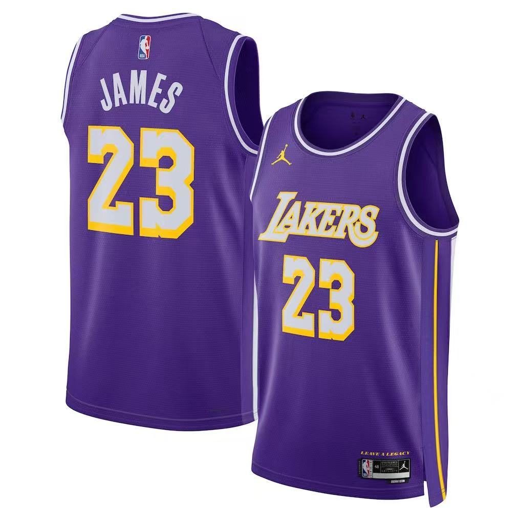 Youth 2026-27 Los Angeles Lakers Statement Edition Purple Jersey