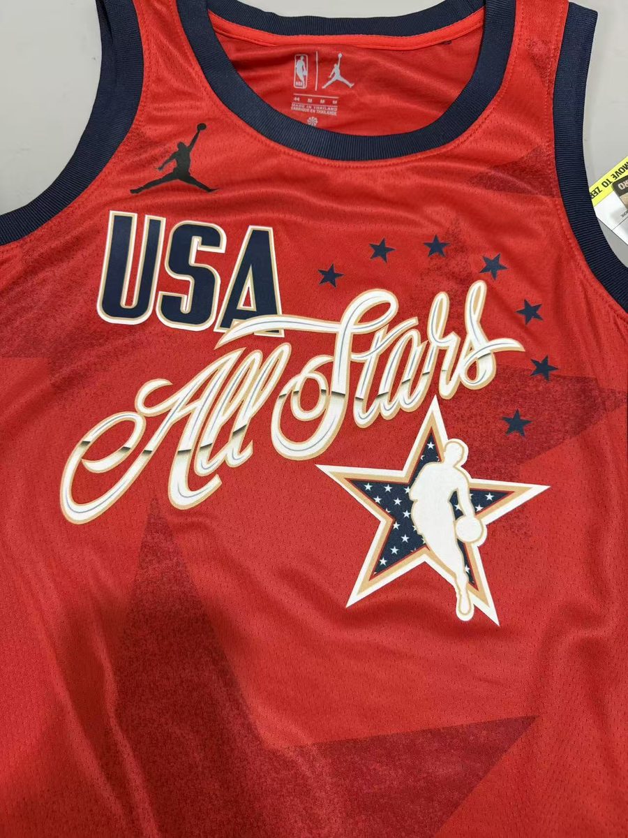 2026-27 Season All-Star Red Jersey - detail