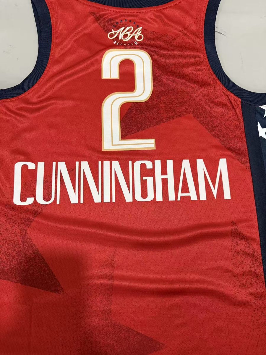 2026-27 Season All-Star Red Jersey - detail