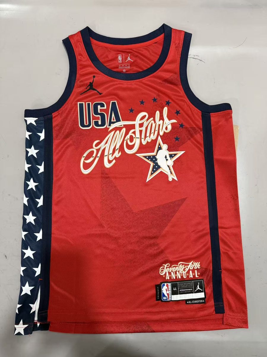 2026-27 Season All-Star Red Jersey - detail