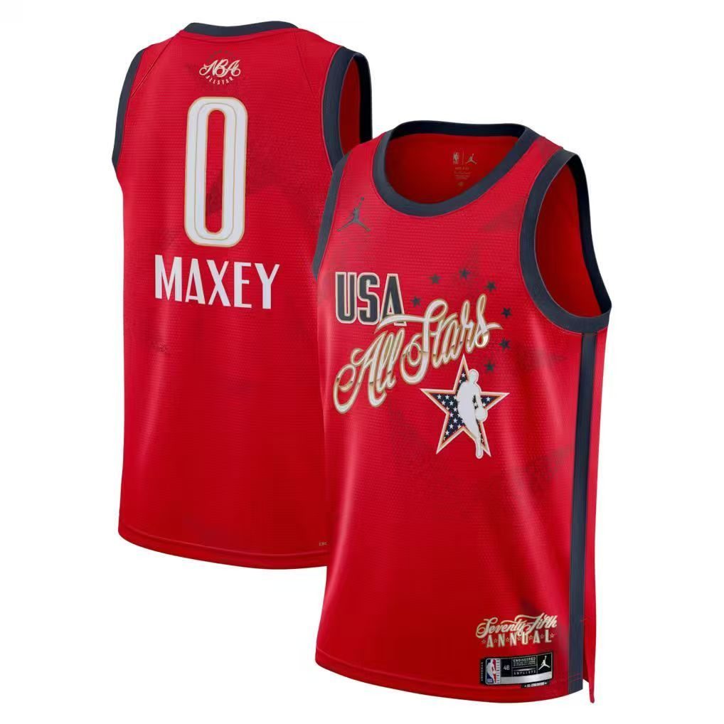 2026-27 Season All-Star Red Jersey - detail