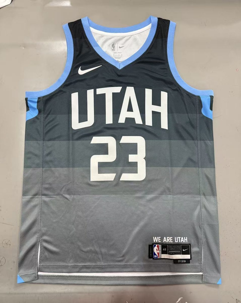 Utah Jazz 2026-27 Season City Edition Gray #Player Name Jersey