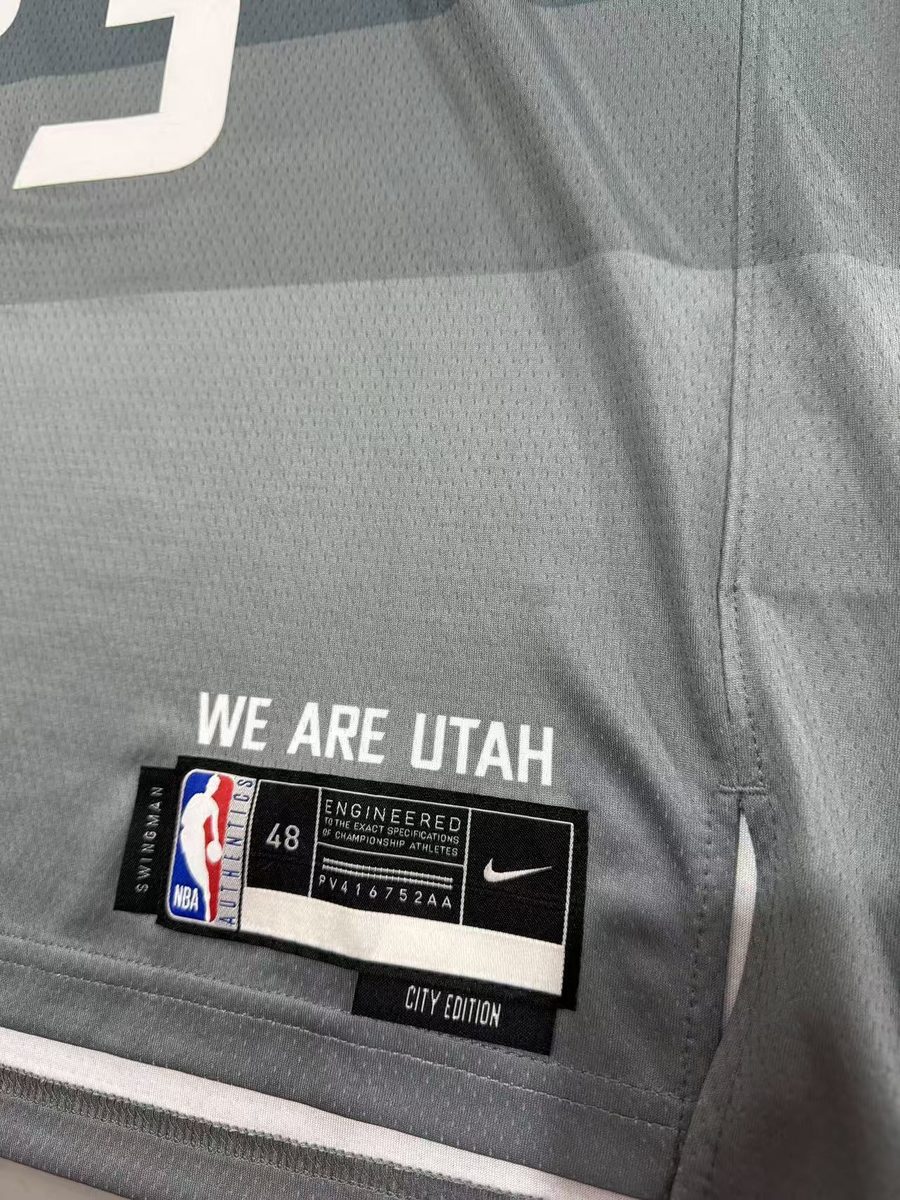 Utah Jazz 2026-27 Season City Edition Gray #Player Name Jersey - detail