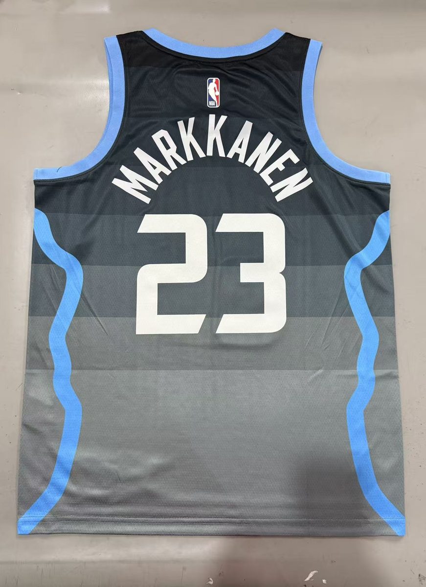 Utah Jazz 2026-27 Season City Edition Gray #Player Name Jersey - detail