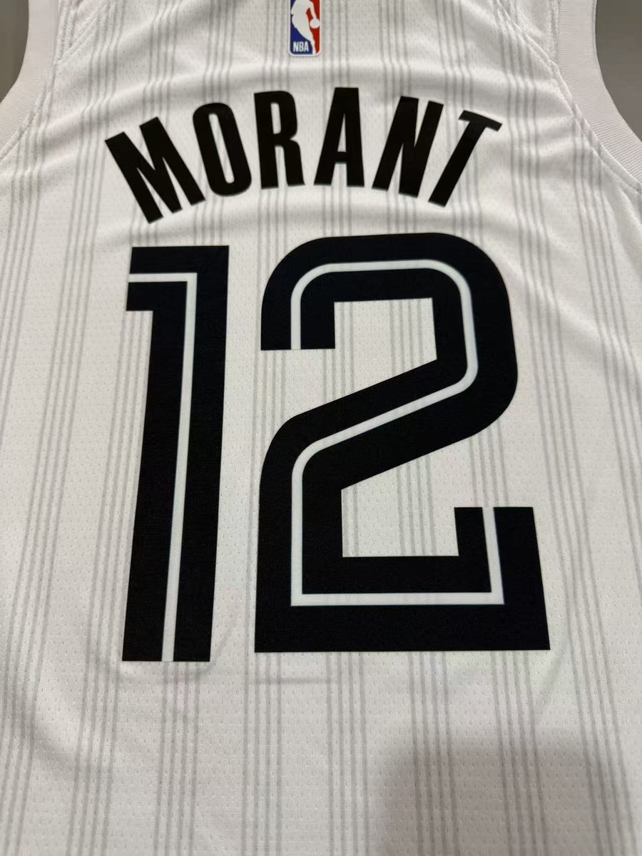 Memphis Grizzlies 2026-27 Season City Edition White Jersey - detail