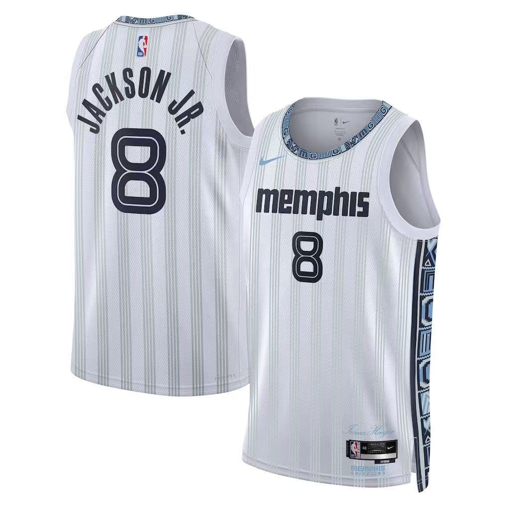 Memphis Grizzlies 2026-27 Season City Edition White Jersey - detail