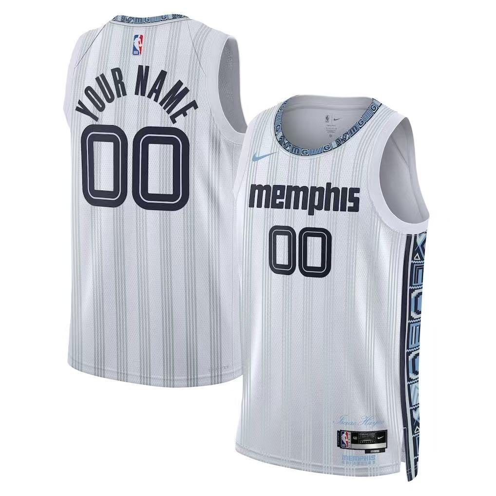 Memphis Grizzlies 2026-27 Season City Edition White Jersey - detail