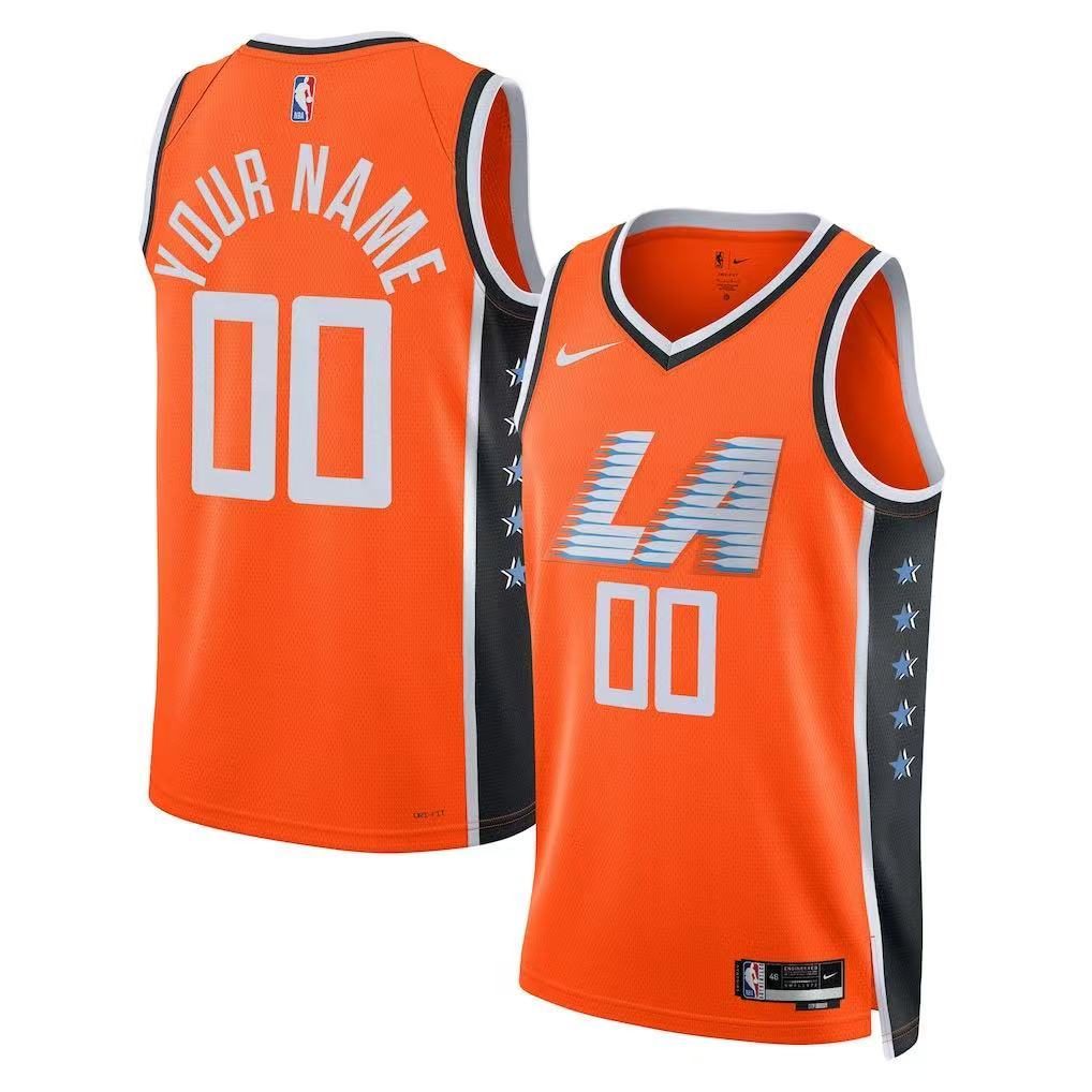 Los Angeles Clippers 2026-27 City Edition Jersey Orange - detail