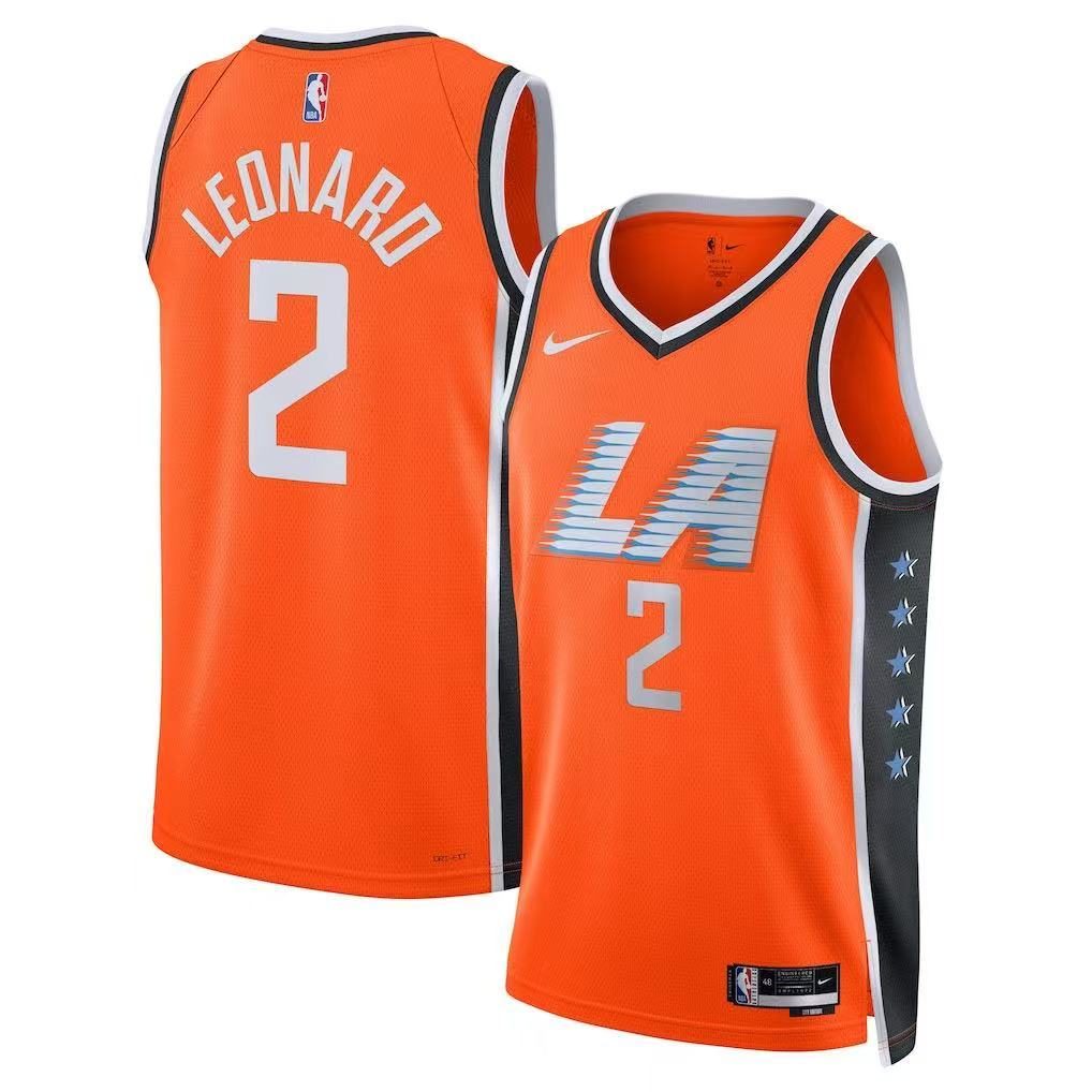Los Angeles Clippers 2026-27 City Edition Jersey Orange - detail