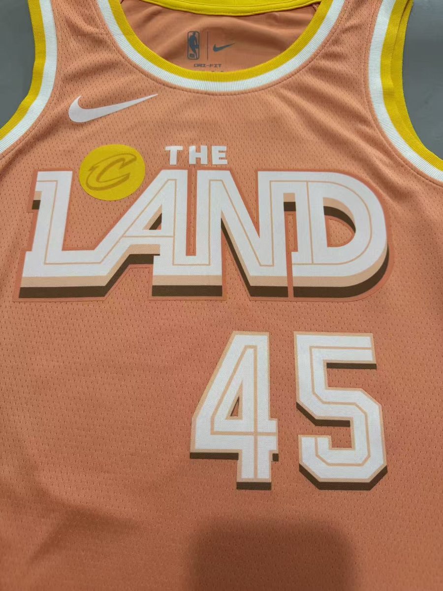 Cleveland Cavaliers 2026-27 Season City Jersey Orange - detail
