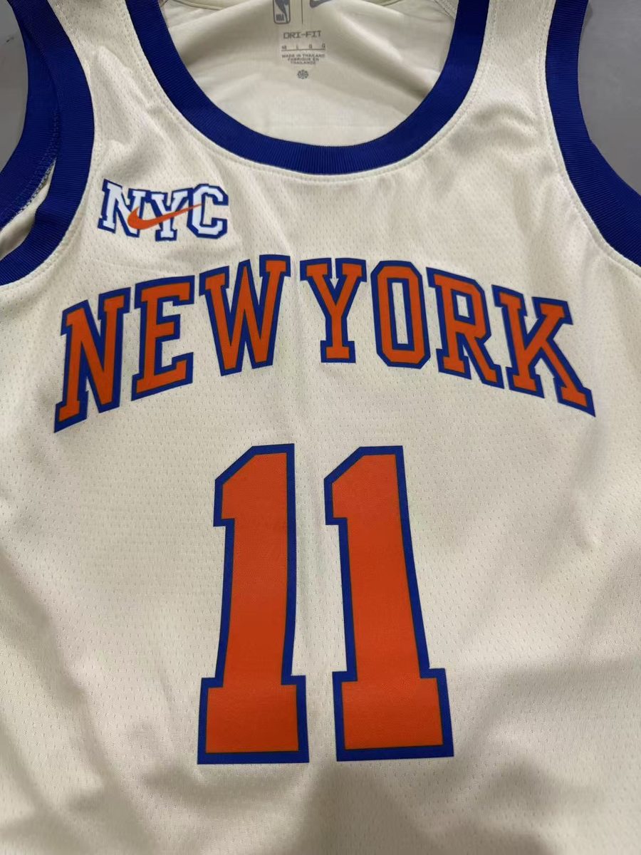 New York Knicks 2026-27 Season City Edition Jersey Cream - detail
