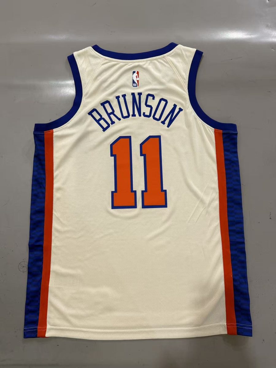 New York Knicks 2026-27 Season City Edition Jersey Cream - detail