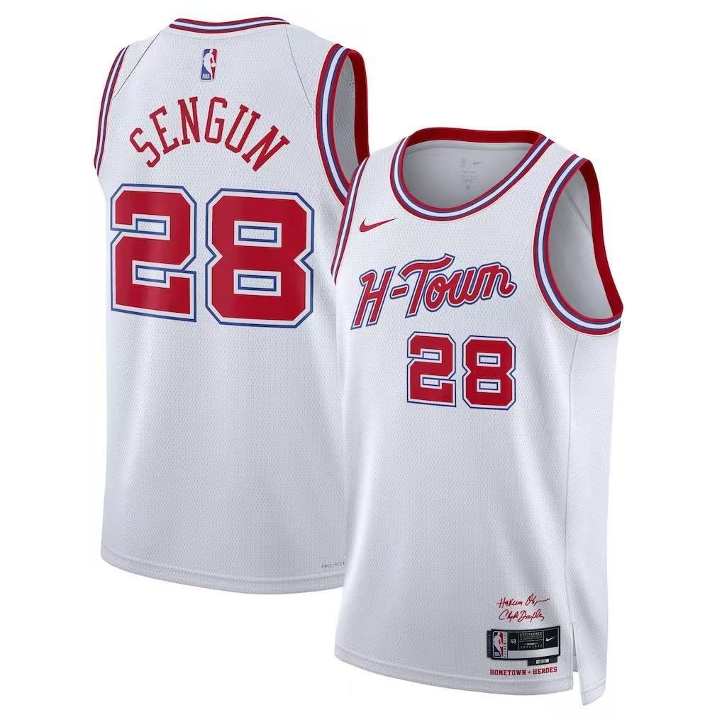 Houston Rockets 2026-27 Season City Edition Jersey White - detail