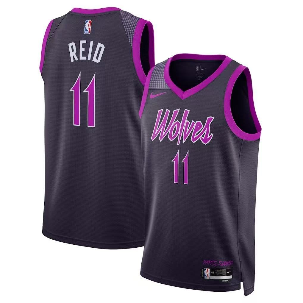 Minnesota Timberwolves 2026-27 Season City Jersey Purple - detail