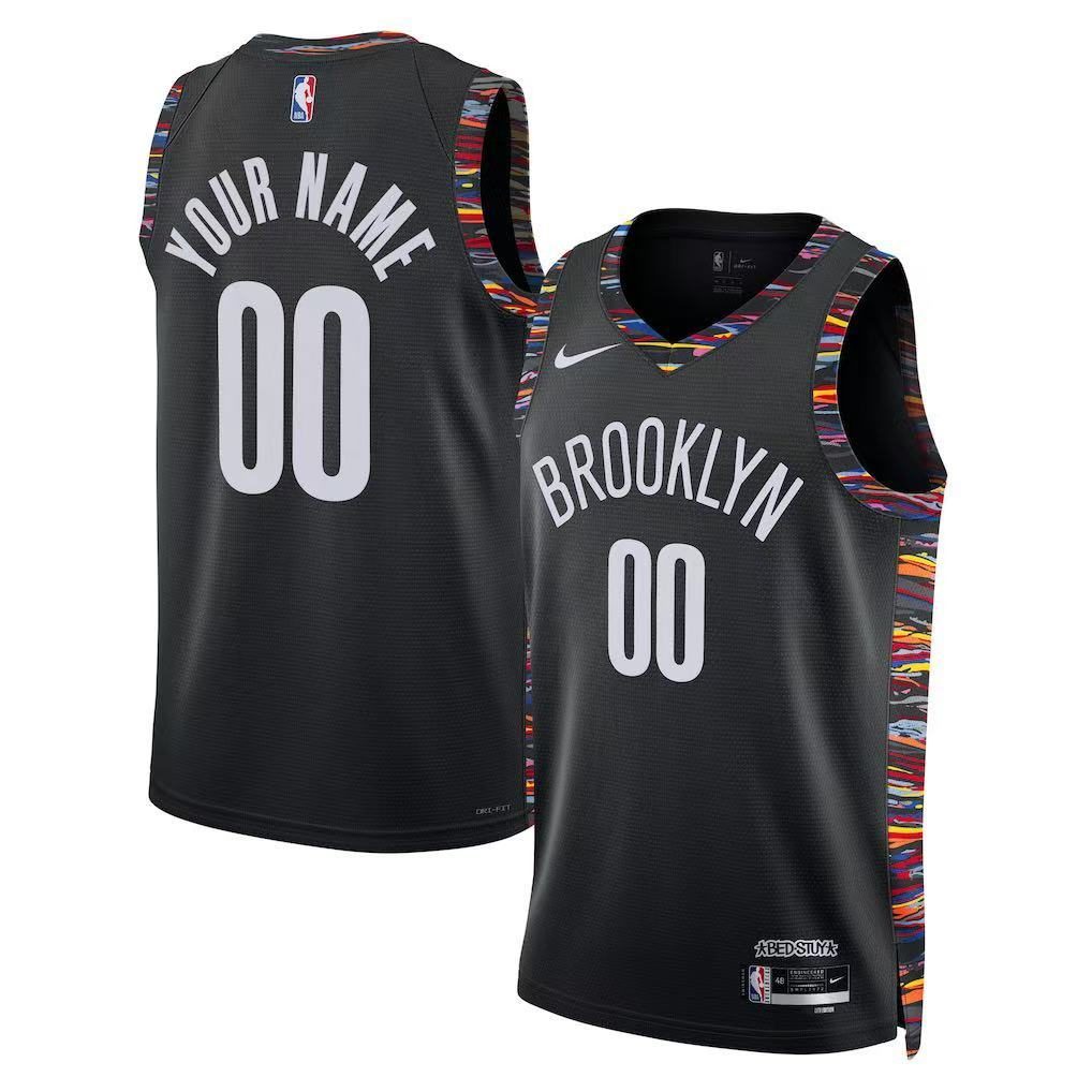 Brooklyn Nets 2026-27 Season City Jersey Black