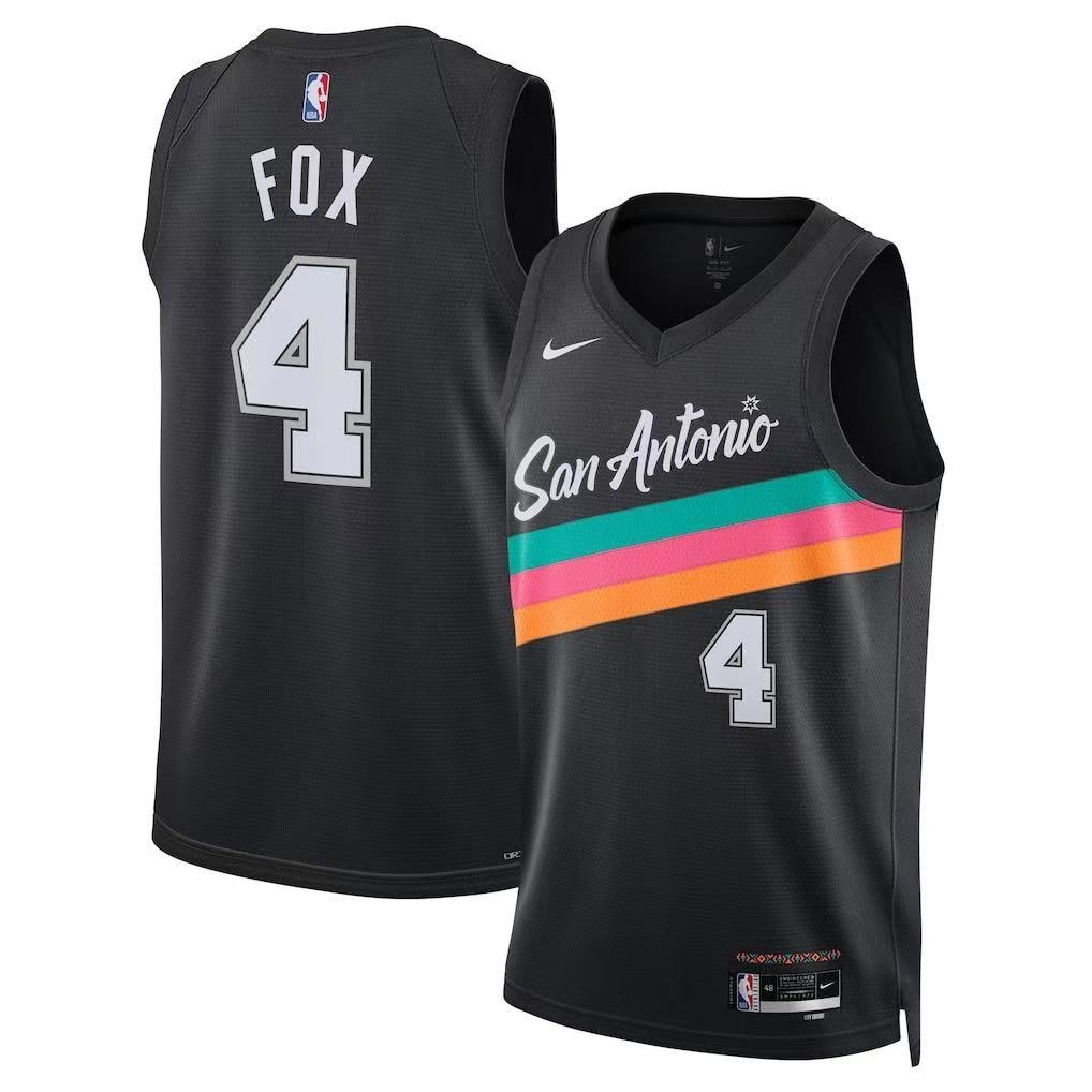San Antonio Spurs 2026-27 Season City Black Jersey - detail