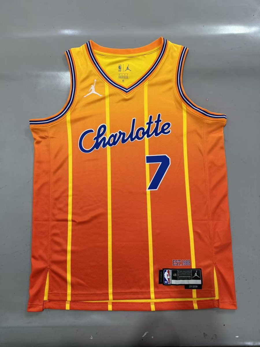 Charlotte Hornets 2026-27 City Edition Orange Jersey