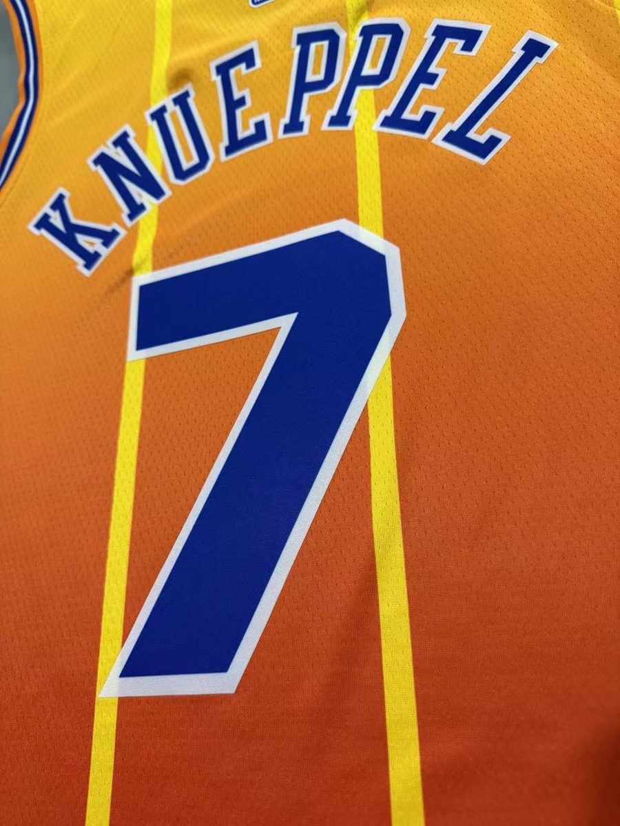 Charlotte Hornets 2026-27 City Edition Orange Jersey - detail