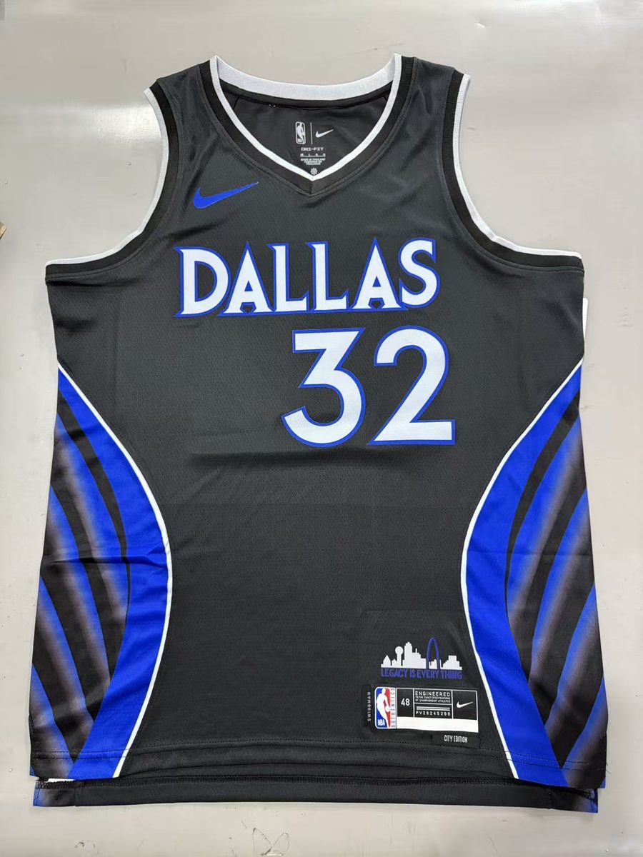 Dallas Mavericks 2026-27 Season City Jersey Black