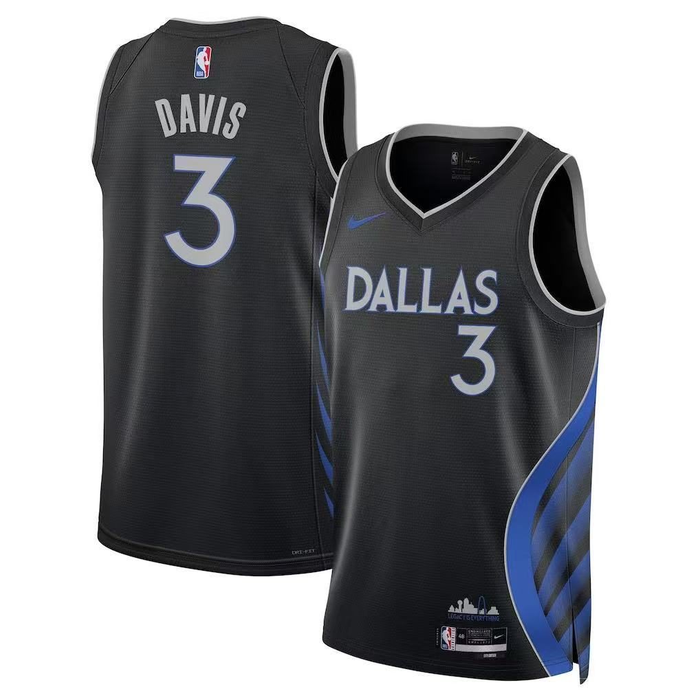 Dallas Mavericks 2026-27 Season City Jersey Black - detail