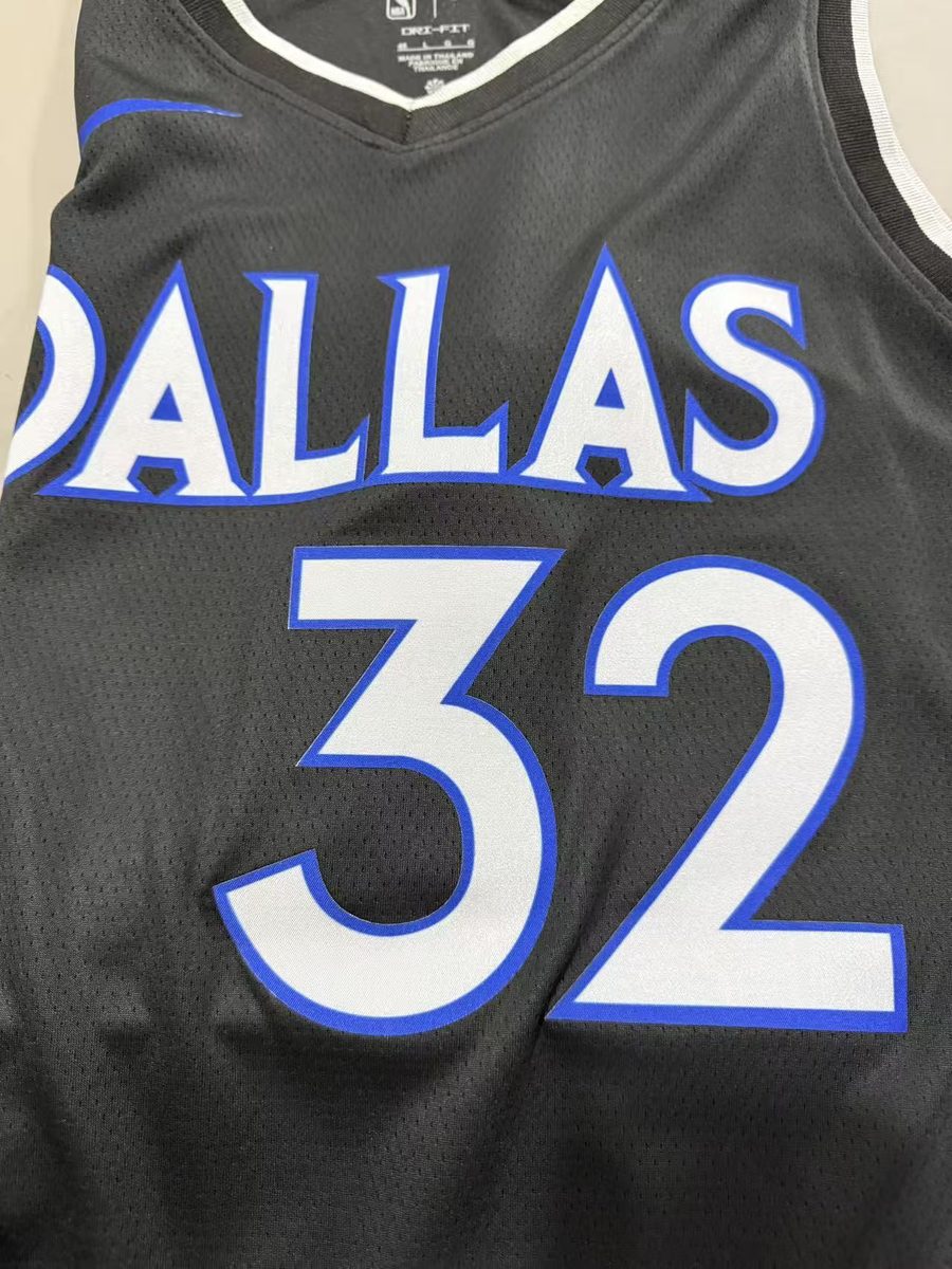 Dallas Mavericks 2026-27 Season City Jersey Black - detail