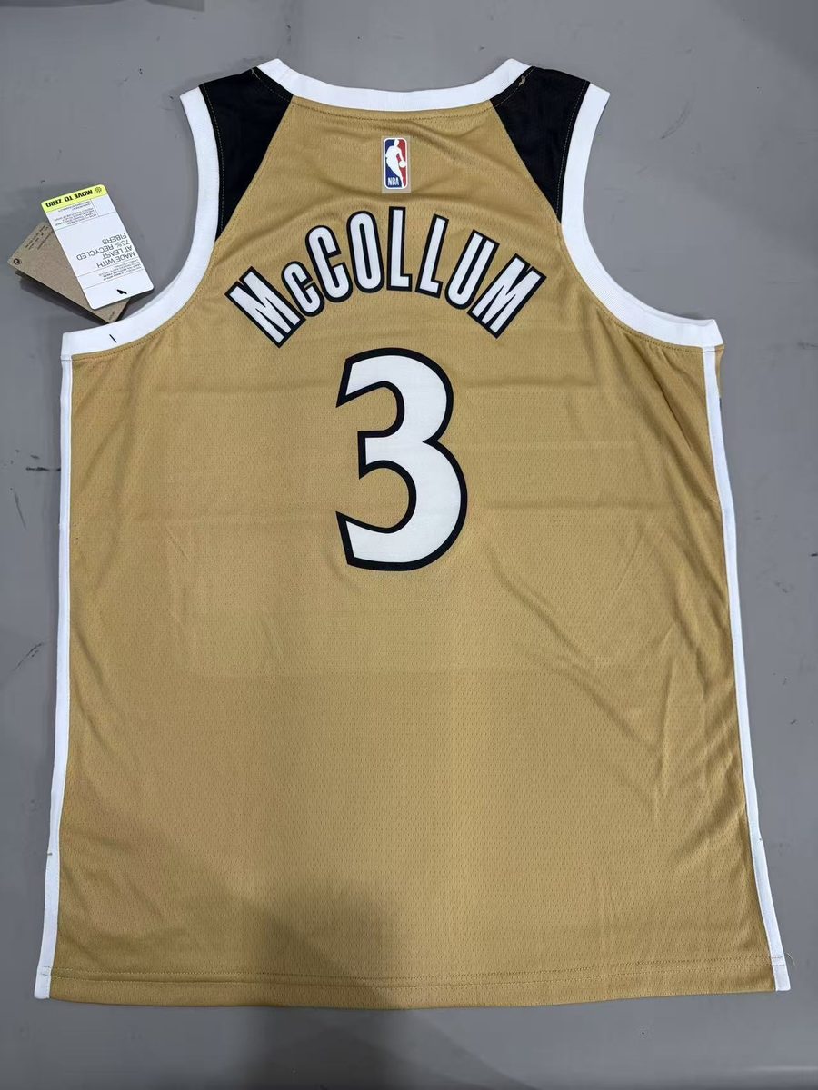 Washington Wizards 2026-27 Season City Jersey Yellow - detail