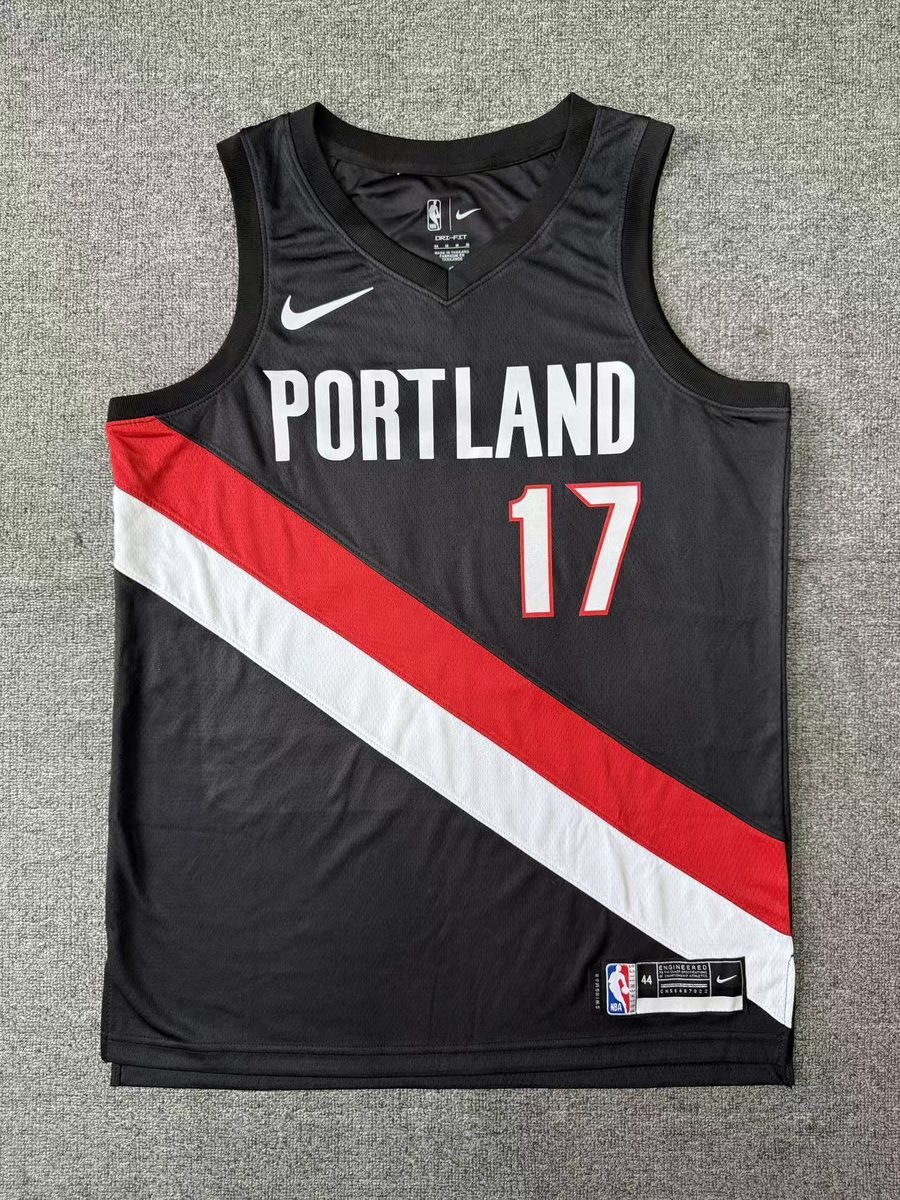 2026-27 Season Portland Trail Blazers Jersey Black