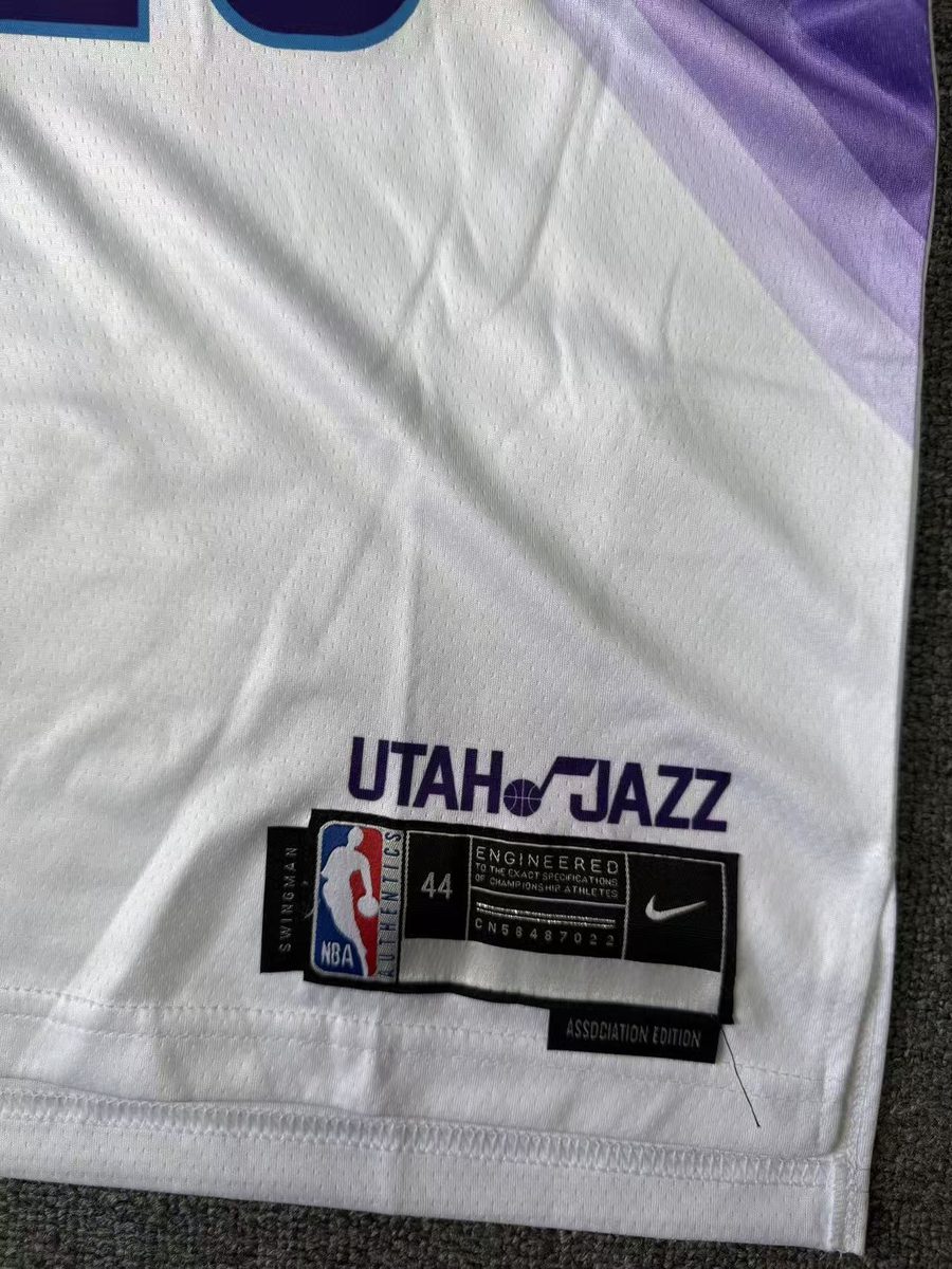 Utah Jazz 2026-27 Season Home Jersey White Replica - detail