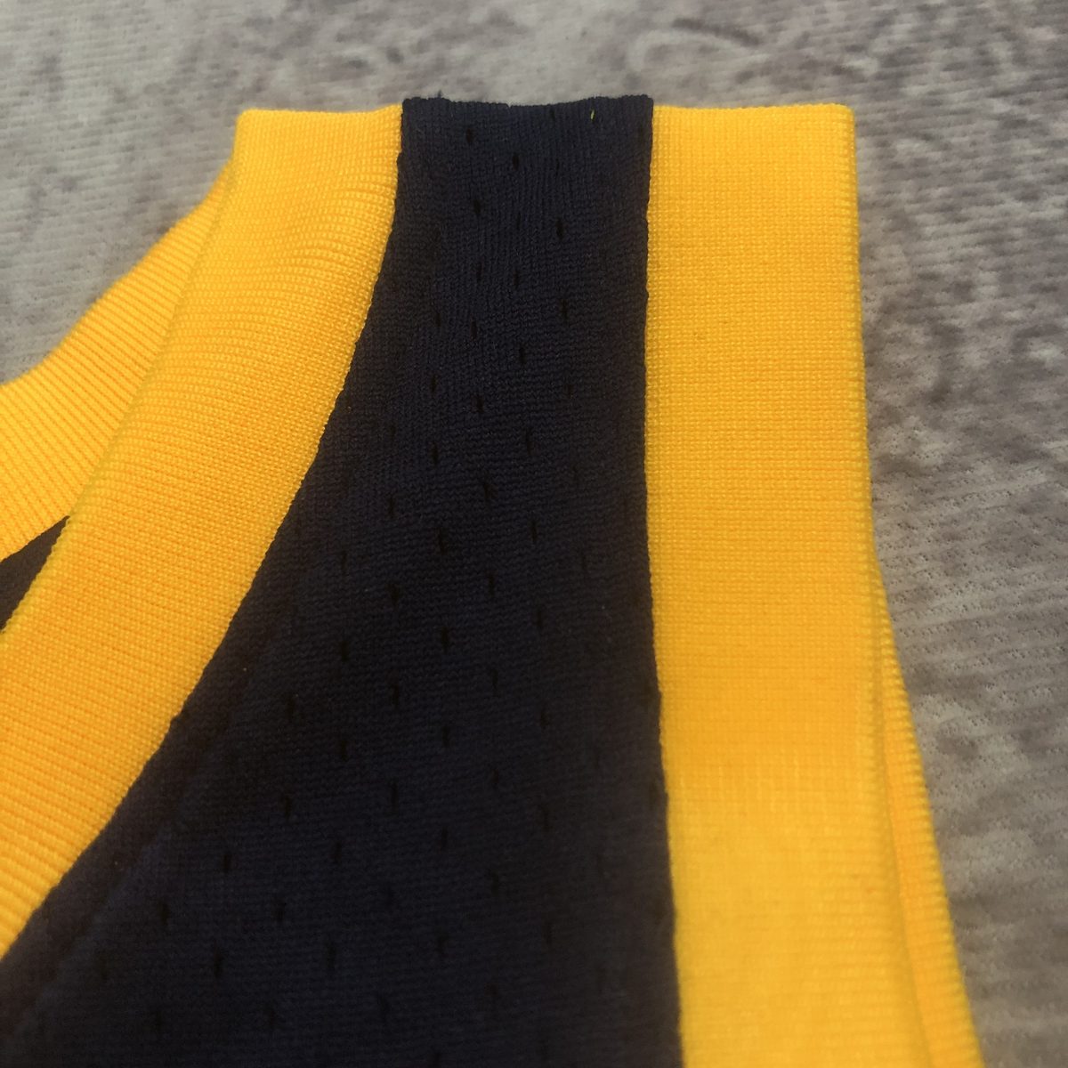 Denver Nuggets 2006-07 Season Swingman Throwback Jersey Navy #15 Carmelo Anthony - detail
