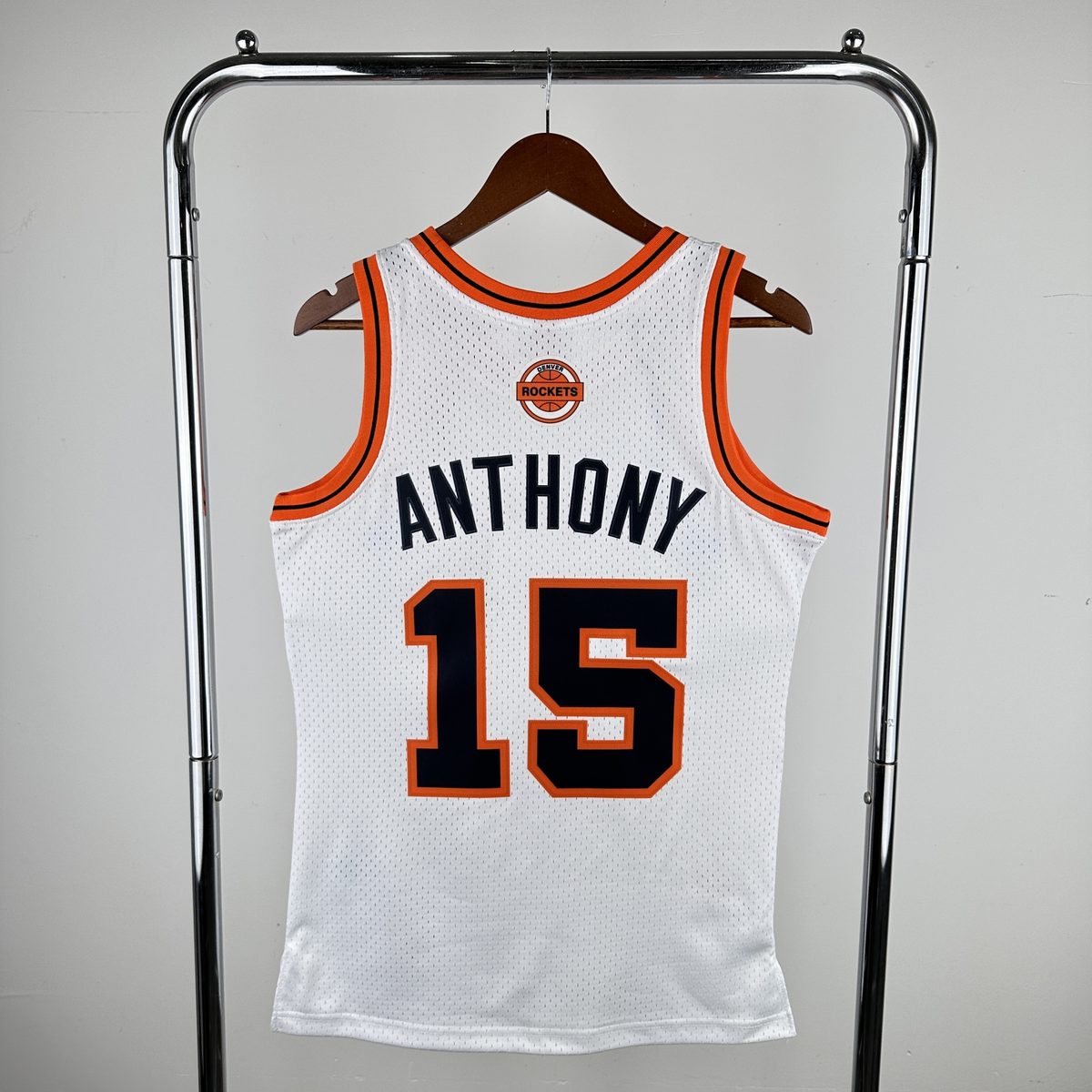 Swish MN Heat-Pressed Throwback Jersey: Denver Nuggets 2006-07 ABA Retro Night 15 Carmelo Anthony - detail