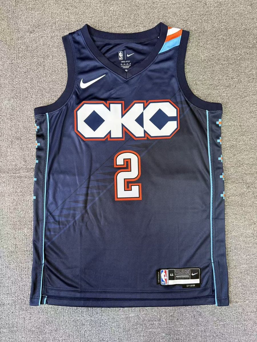 Oklahoma City Thunder 2026-27 Season City Jersey Navy Replica
