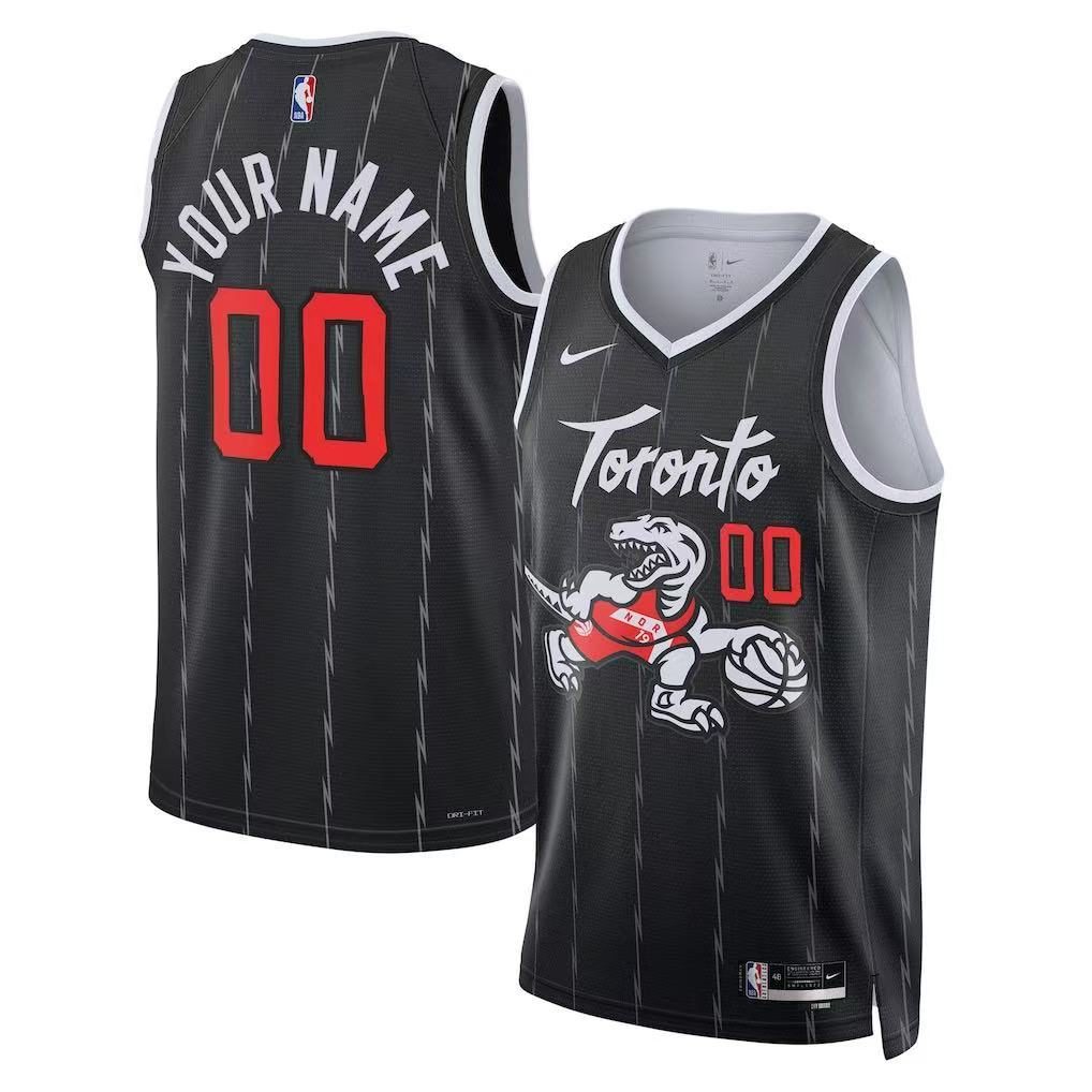 Toronto Raptors 2026-27 Season City Jersey Black - detail