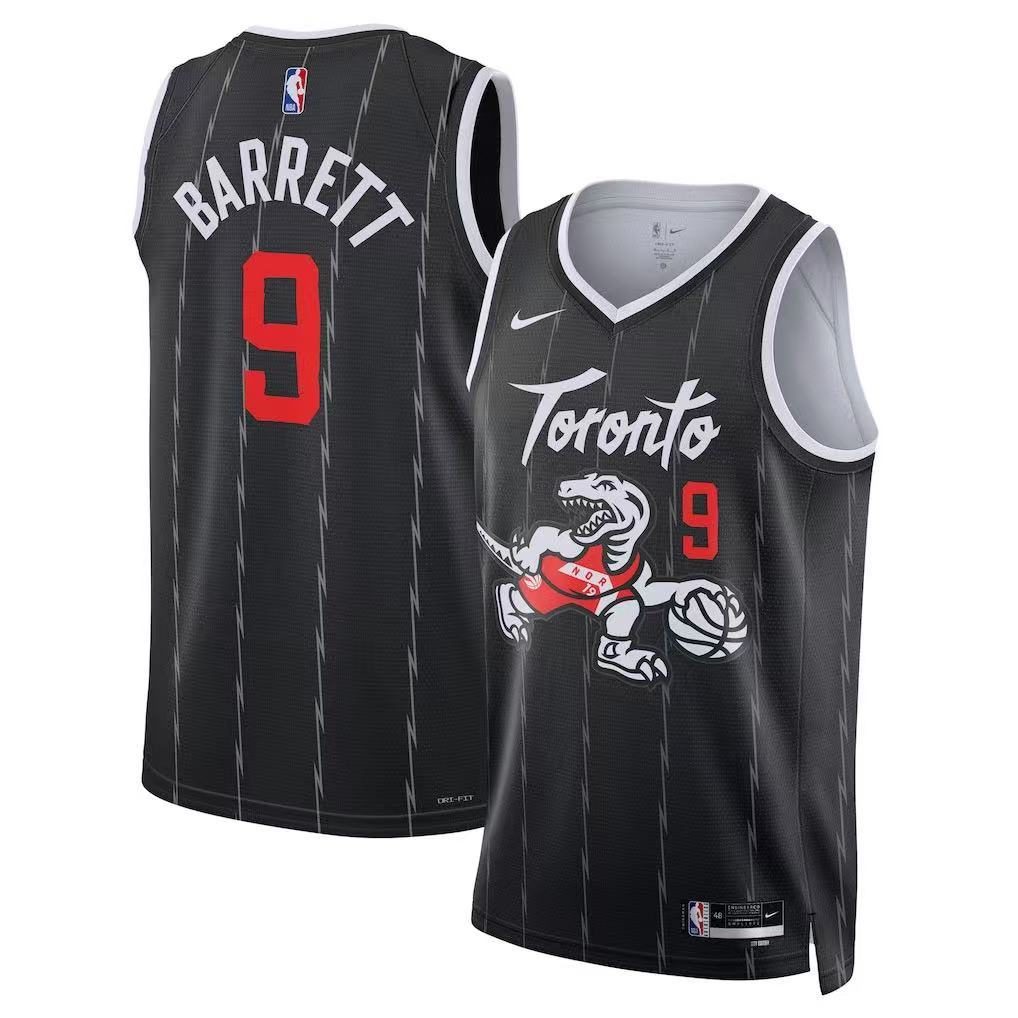 Toronto Raptors 2026-27 Season City Jersey Black - detail