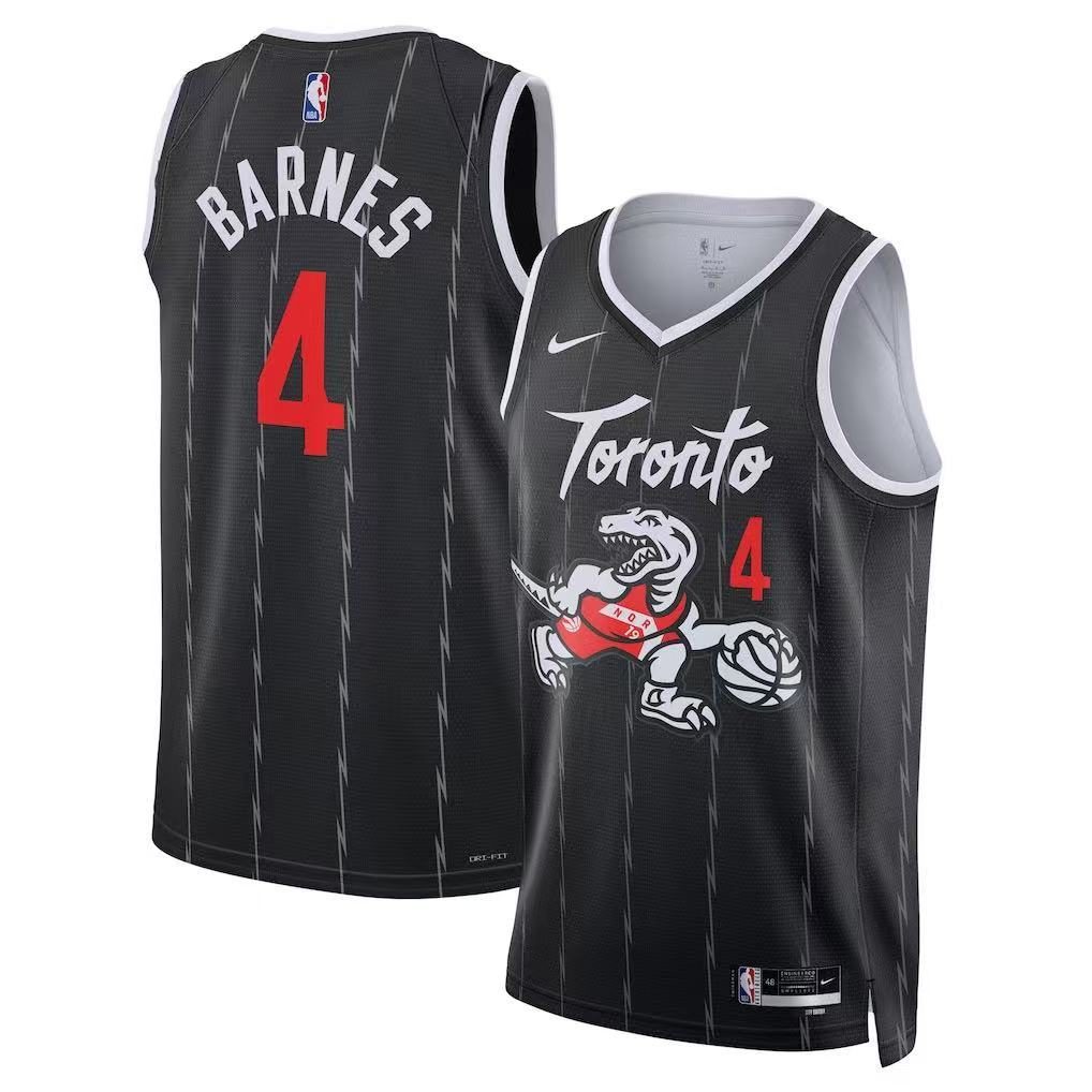 Toronto Raptors 2026-27 Season City Jersey Black - detail