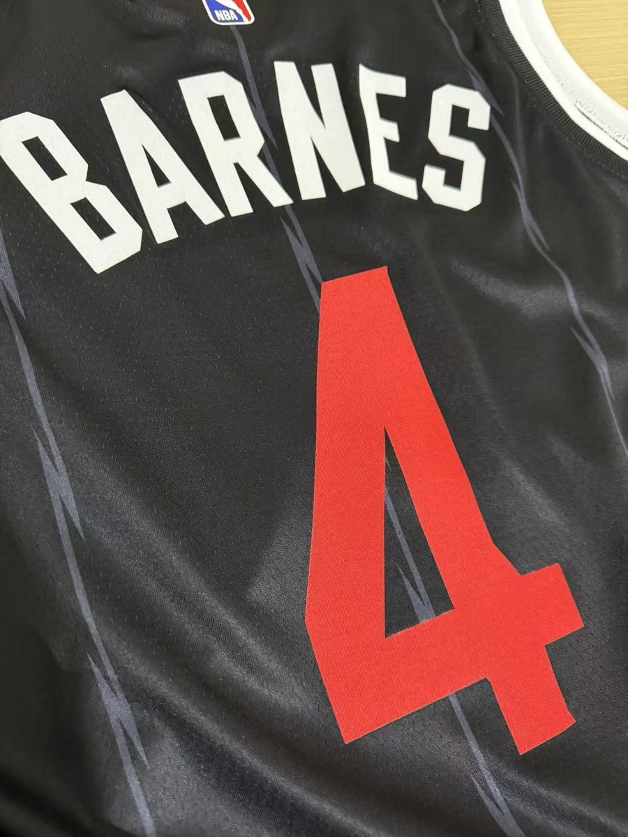 Toronto Raptors 2026-27 Season City Jersey Black - detail