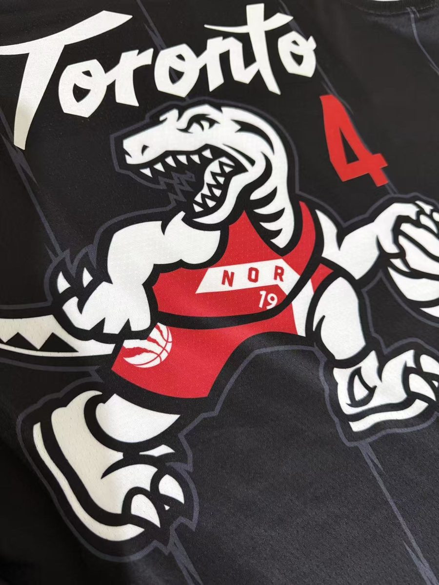 Toronto Raptors 2026-27 Season City Jersey Black - detail