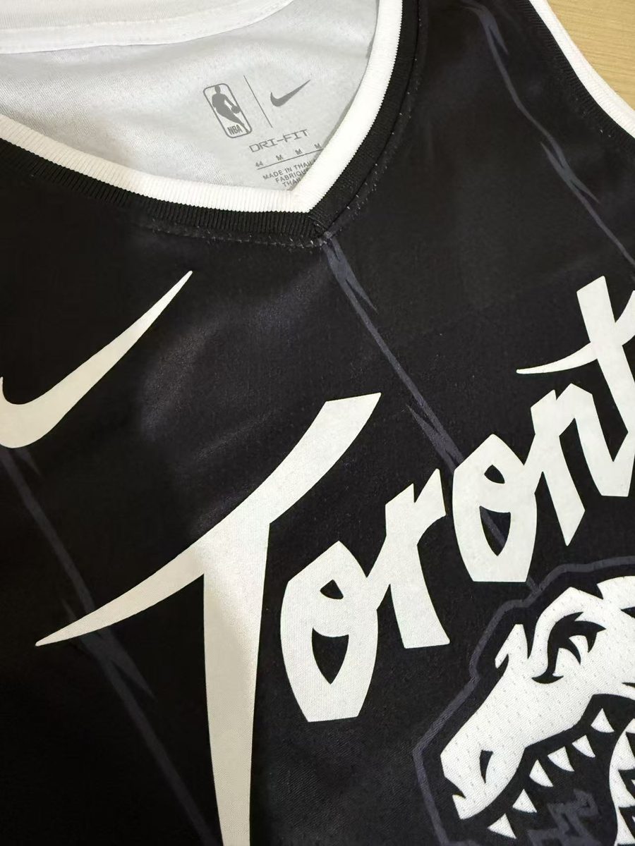 Toronto Raptors 2026-27 Season City Jersey Black - detail
